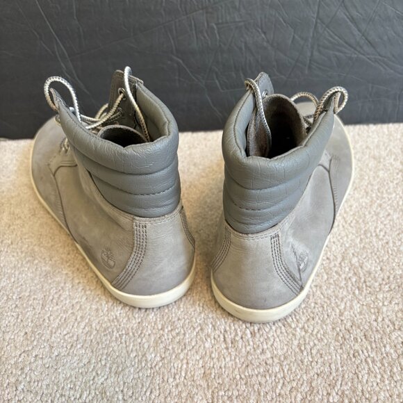 Timberland Dausette Sneaker Boots Women's Size 10 Nubuck Gray Leather A1H26 - Picture 4 of 11